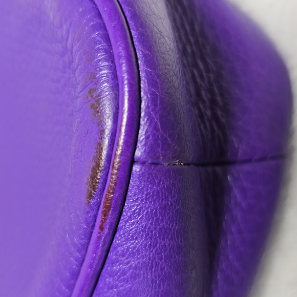 Coach Small Pebbled Leather Chain Pouchette - Picture 6 of 7